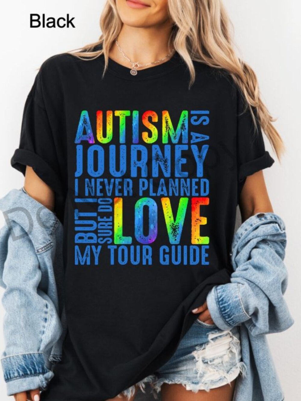 Comfort Colors Autism Shirt Rainbow Love Special Needs Mom Tee